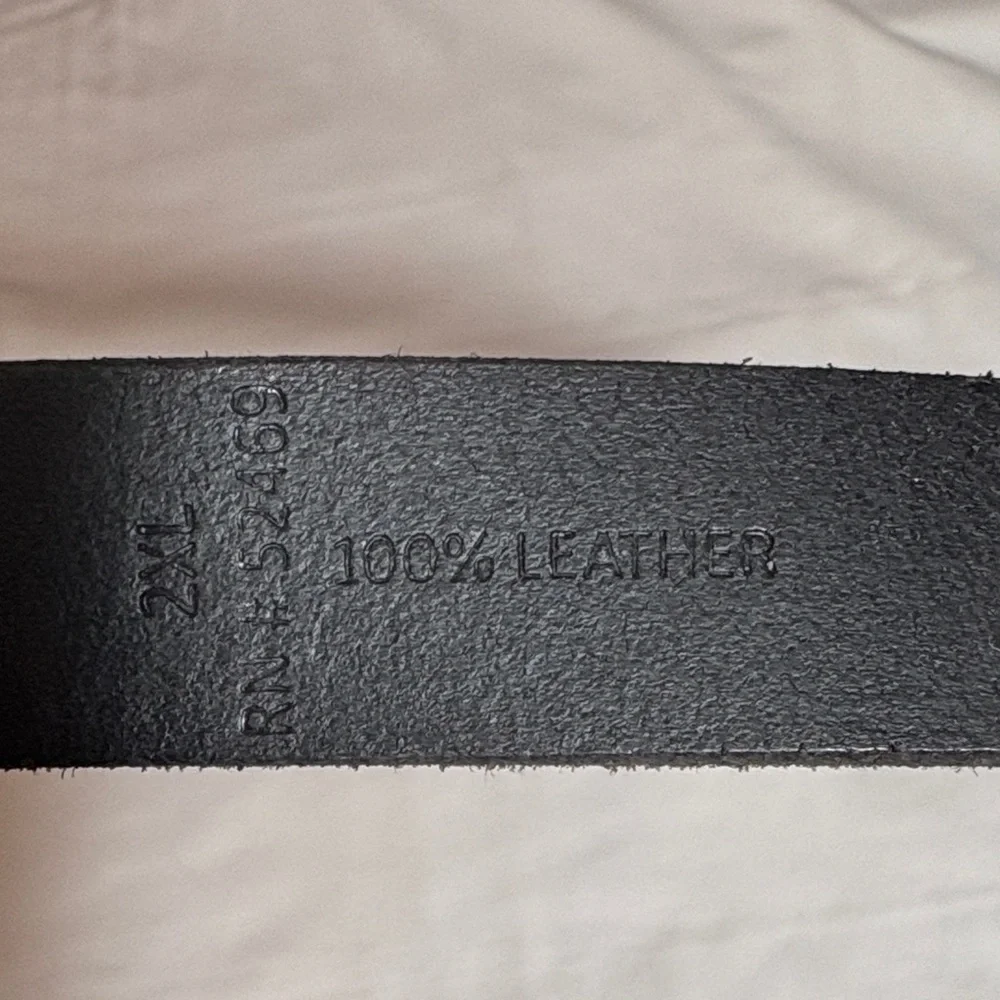 Classic Black Leather Belt
